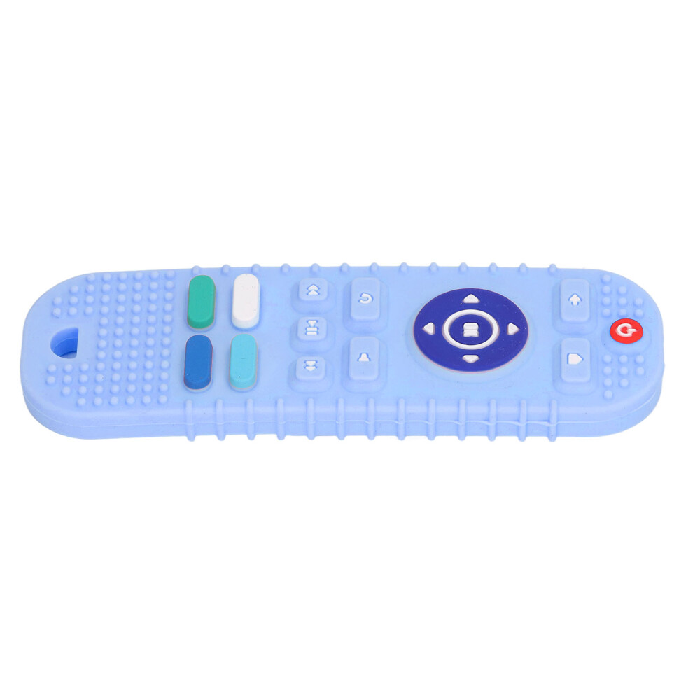 Silicone Remote Shape Teething Toy For Babies Boys Girls Blue