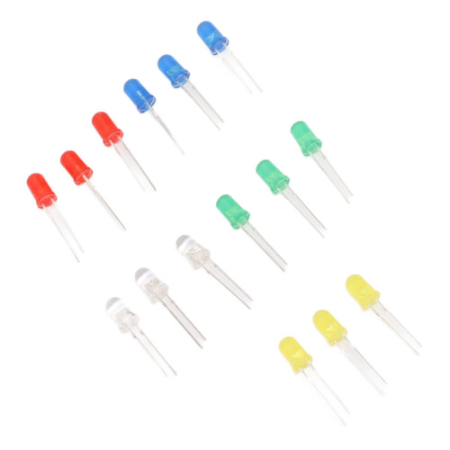 LED Diodes Assorted Colors 100pcs 5mm  for DIY Electronics & Science Projects 1