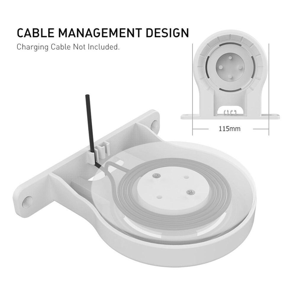 Multipurpose Wall Mount Holder For Dot 3Rd & 4Th Gen Speakers White 7901339311931