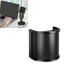 Mic-Popfilter 3-Schicht U-Form Windschutz, 8 x 8 cm, Metall & Kunststoff