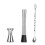 Premium Stainless Steel Bar Tool Set: Mixing Spoon Muddler 15ml/30ml Jigger 3