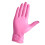 100 Stück Nitrilhandschuhe Größe M pink 9  24 cm puderfrei 1