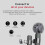 3 in 1 Wireless Lavalier Microphones compatible IPhone, Android, Camera, USB-C Microphone, Mini Micr 4