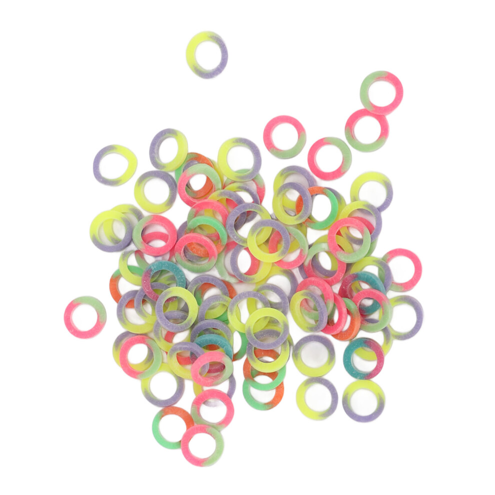 500pcs Dental Orthodontic Rubber Bands 4.7mm Mixed Colors Lightweight
