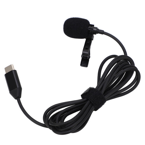 Lavalier Microphone for Action Camera, Type C, MC490, 1.5m Line