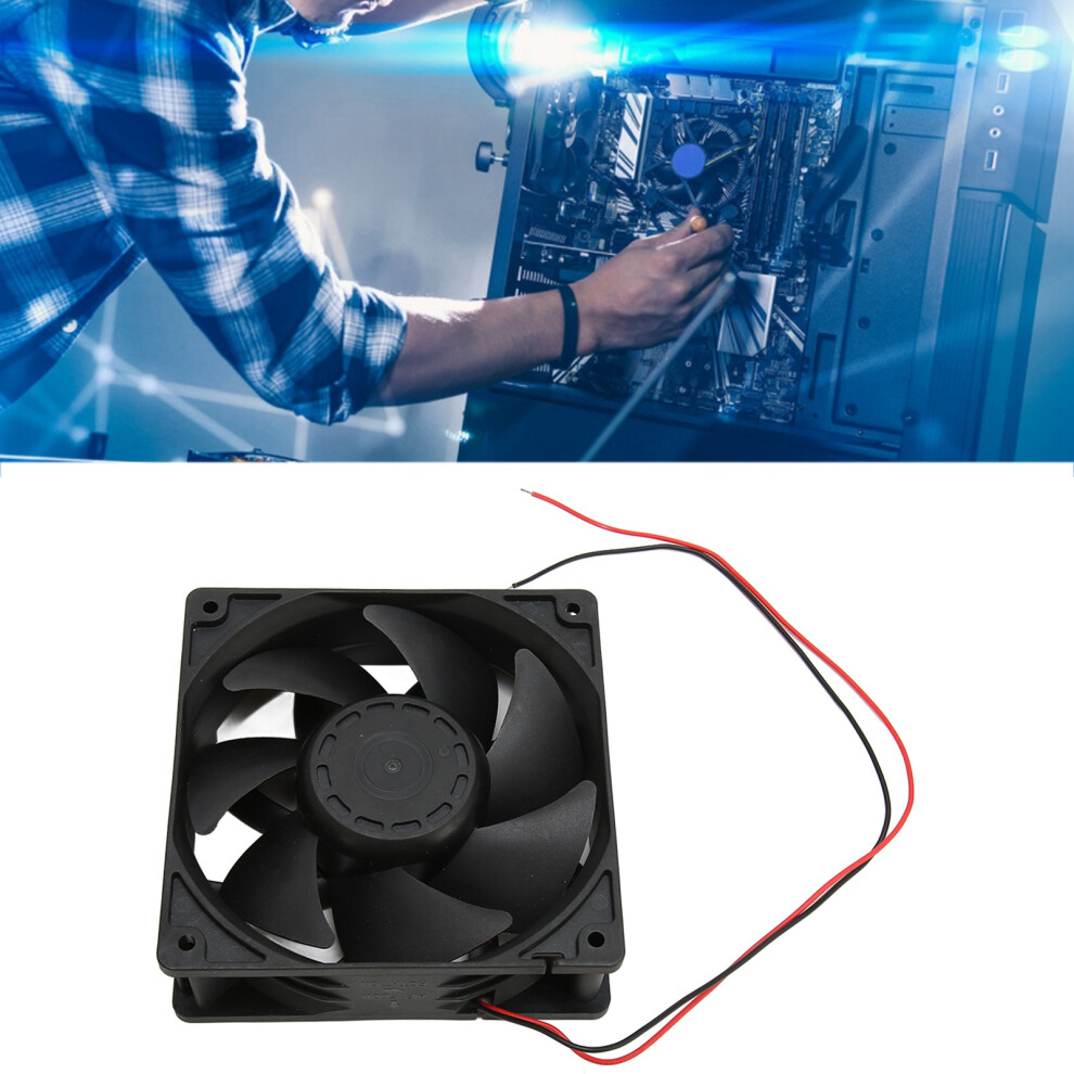 High-Speed Dc 24V 120Mm Cpu Cooling Fan 3200Rpm 120Cfm Ventilation 8481339320205