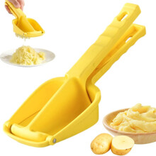 (yellow) Potatoes Ricer Manual Masher Tool For Fruits And Vegetables Manual