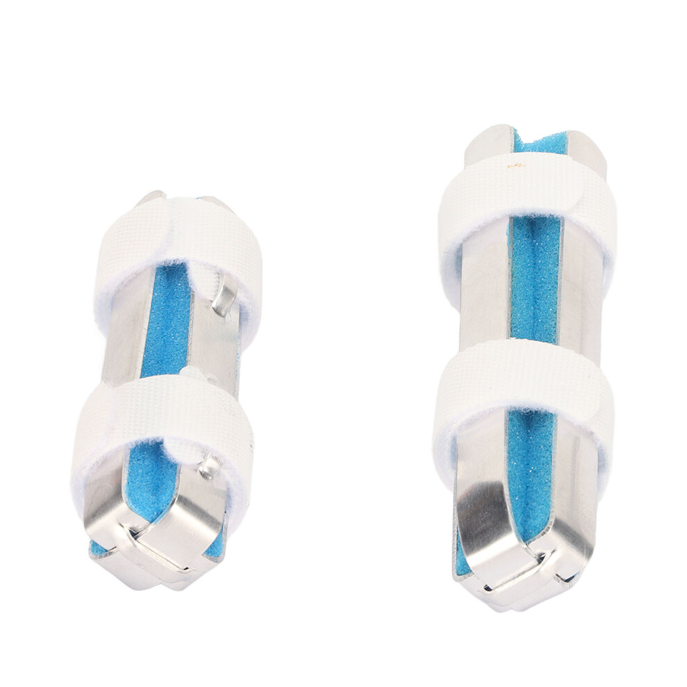 2Pcs Finger Splint Support Brace Aluminum Alloy Stabilizer for Adults & Kids