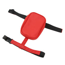 Modische rote Oberschenkel-Harness-Tasche – PU-Leder mit großem Fassungsvermögen