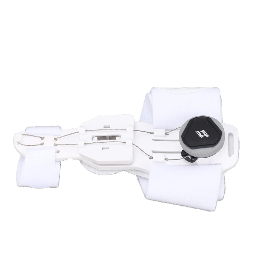 Black Adjustable Hallux Valgus Corrector With Thick Silicone For Foot Pain Relief