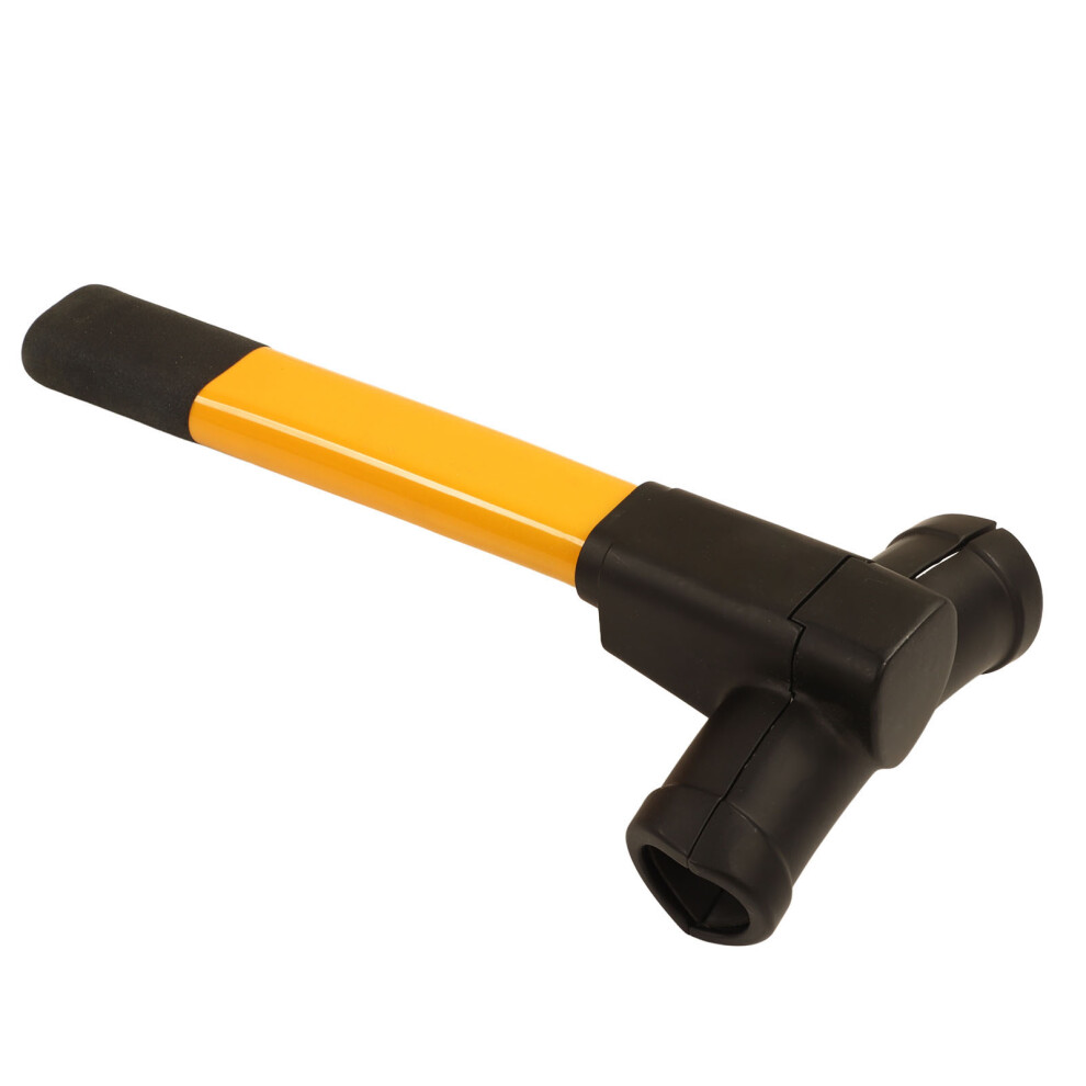 Universal Carbon Steel Steering Wheel Lock with 2 Keys for Cars