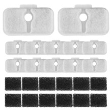 12 Pack Replacement Filters for Dockstream Wireless Cat Water Fountain PLWF005/PLWF115/WF105, Pet Fo