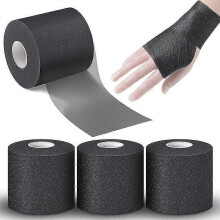 (black) Lebanghui 3pcs Athletic Pre Wrap Tape For Sports Pre-wrap Athletic Tape 2.75 Inch By 30 Yards
