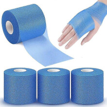 (blue) Lebanghui 3pcs Athletic Pre Wrap Tape For Sports Pre-wrap Athletic Tape 2.75 Inch By 30 Yards