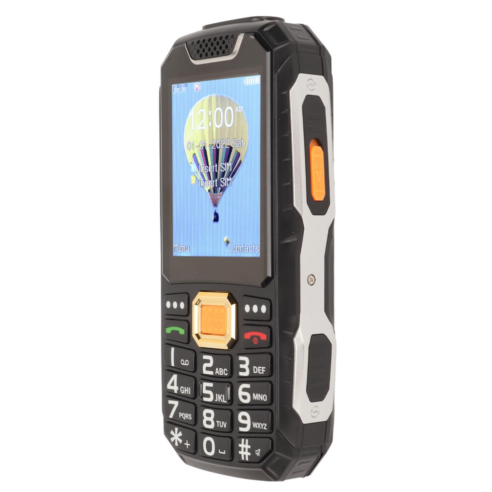 2G Senior Phone With 2.8In Hd Screen 3D Big Buttons Dual Sim Flashlight Black 9321339333418