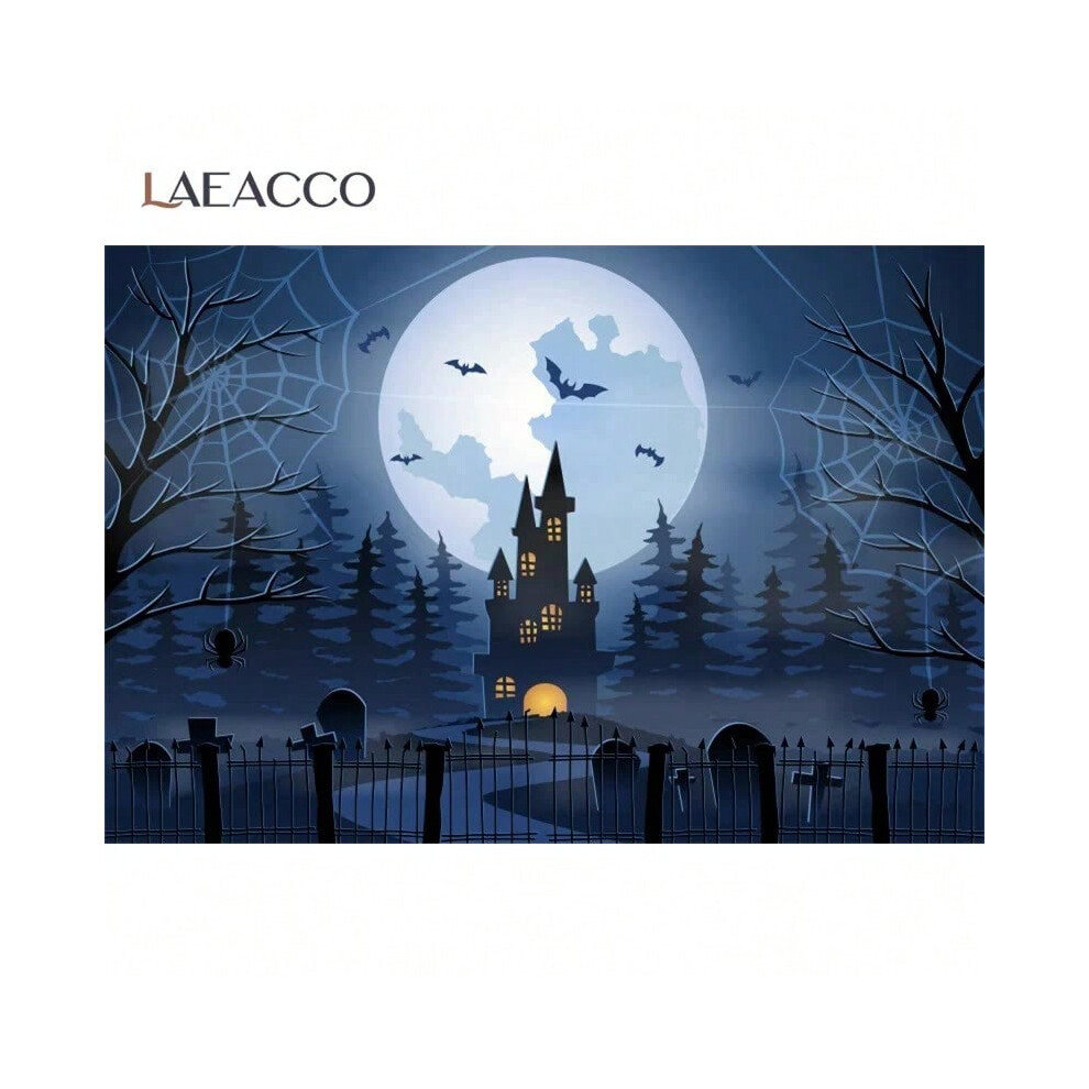 (Thin Cloth 300x200cm, NWH30820) Happy Halloween Backdrop Cartoon Spooky Ghost Kids Birthday Party Banner Trick or Treat Pumpkin Bat Witch Photography-image-OPC-PJJ5DYS-NEW