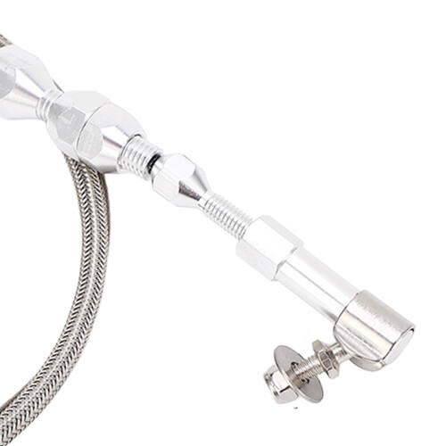 24in Stainless Steel Throttle Cable for Car Modification, Universal 2