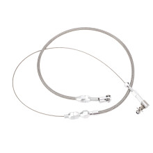 24in Stainless Steel Throttle Cable for Car Modification, Universal