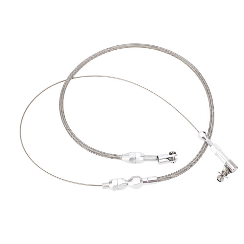 24in Stainless Steel Throttle Cable for Car Modification, Universal