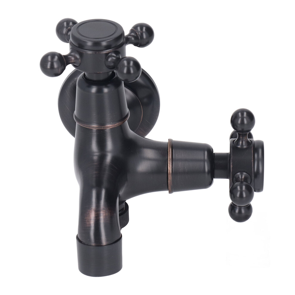 European Retro Copper Wall Mount Faucet For Toilet Basin, Cold Hot 4621339338907