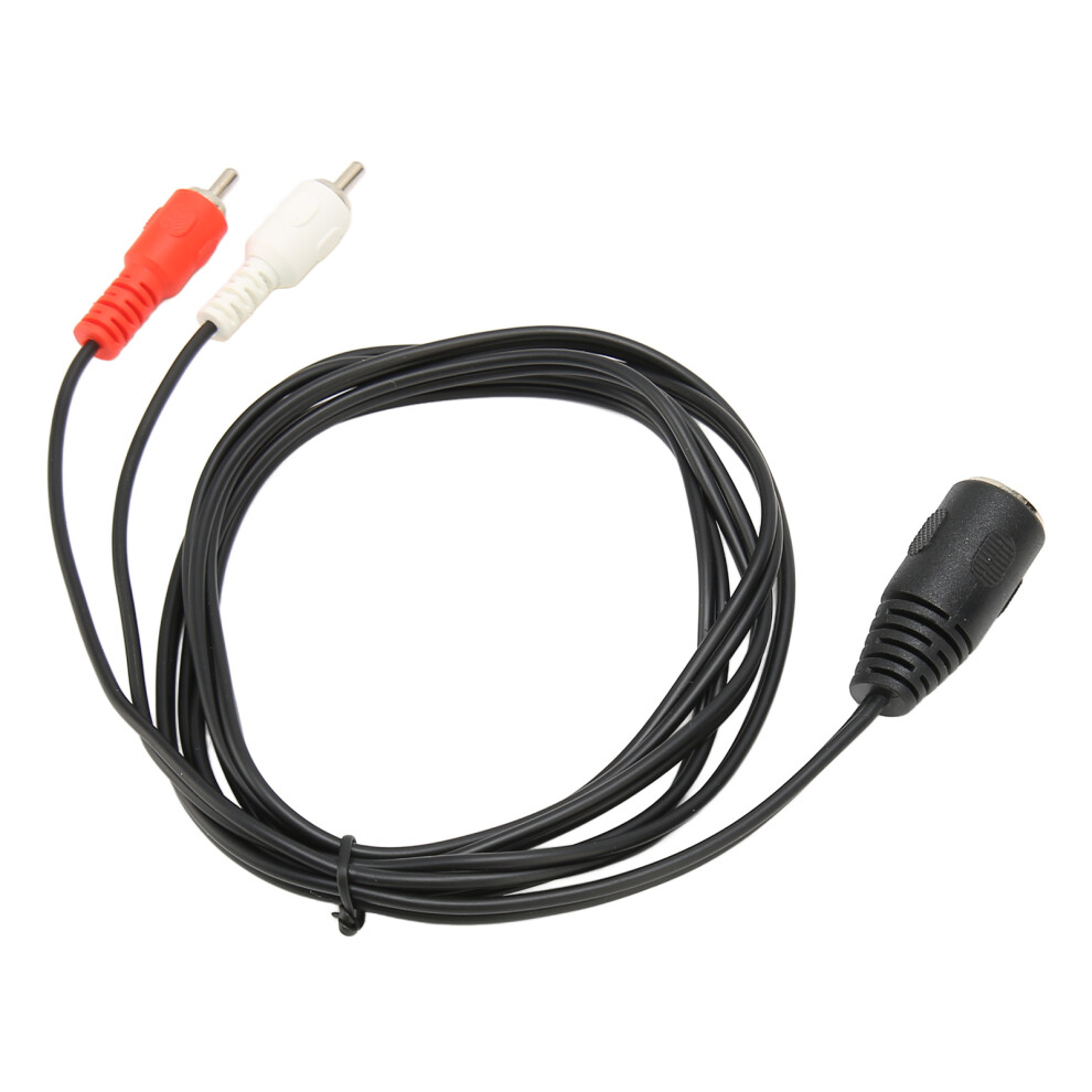 Din 7 Pin Female To Dual Rca Male Cable 4.9Ft Sound Adapter For Audio Equipment 7661339343959