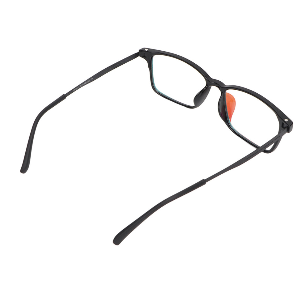 Red Green Blindness Correction Glasses Lightweight Black Frame Unisex