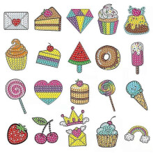 (B) 5d Diamond Painting Stickers Kitsdiy Cartoon Diamond Arts And Crafts Stickers Kids Gift