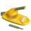 (yellow) Dumpling Maker Hand-made Small Skin Press Mould Kitchen Gadget Manual Dumpling Making Tool With Spoon 1