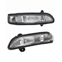 Car Front LH + RH Door Mirror Turn Signal Light compatible Mercedes W211 W221 07-10 A2198200521 A219