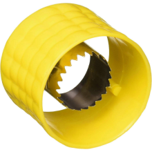 Lot de 5 éplucheurs de maïs, outil de battage manuel pour retirer les grains, jaune