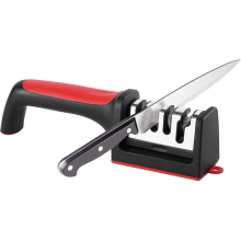 Messenslijper, 4-in-1 messenslijper, scharenslijper, professionele messenslijper, handmatige messenslijper voor alle maten, roestvrijstalen messen