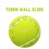Round Tennis Appearance Wall Clock Mute Home Decoration Wall Clock 2