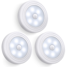 Motion Sensor Light, Closet Light, Wall Light, Stick Anywhere with No Tools, Battery Operated Lights, LED Night Lights, Perfect for Staircase, Hallwa