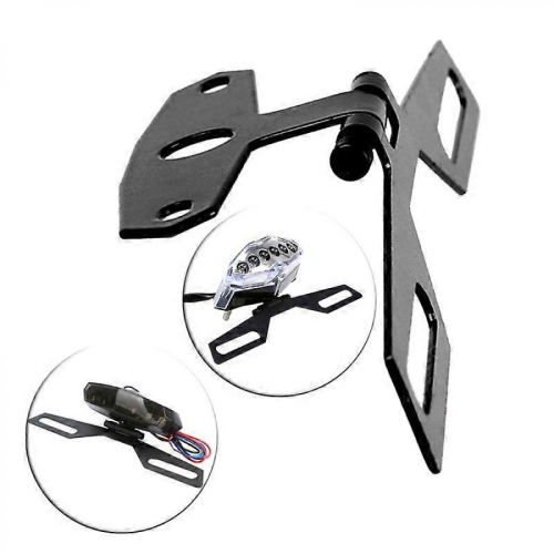 Motorcycle Brake Tail Light Lamp With License Plate Bracket For 1