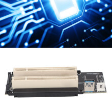High-Performance PCI E to Dual PCI Card Blue LED Robust Capacitor Filtering