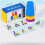 Stacking Cups Game with 50 Challenges Card, 6 Stacking Cups, Sturdy Plastic, Classic Family Game 1