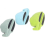 3PCS Kitchen Sharpener Design Pull Cartoon Elephant Pull-Out Quick Knife Sharpener for Steel Kitchen Knife Accessories Green&Blue&Grey 5.3*9.1cm 2