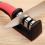 Knife Sharpener - Professional 2 Stage Sharpening System Best For Steel Kitchen Knives Red 22*5*6cm 4