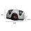 Electric Knife Sharpener, Two Level Sharpener, Black/silver, Material: Abs Plastic 2