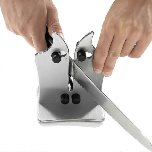Knife Sharpener - Manual Steel Multi-Blade Sharpener - For All Types of Knife 2