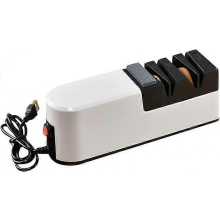 USB Fast Electric Knife Sharpener Automatic Adjustable Sharpener 3 Stages for Knives Scissors Household Sharpener