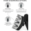 Knife Sharpener Professional Manual Sharpener with 3-Stage Ceramic Stone, Tungsten Carbide, Diamond Sharpening Stones Kitchen Knife Accessories 2