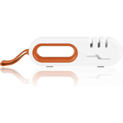 Professional Multifunction Knife Sharpener: 4 in 1 Premium Knife Sharpener - Ceramic Knife Sharpener Stone - Tungsten Carbide Knife Sharpener - Diamo