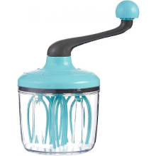 Egg Beater Hand Crank,Manual Egg Beater, Cream Mixer Hand-cranked Whisk Manual Eggbeater Mixer Kitchen Baking Tools Kitchen Accessories Green 12.5cm