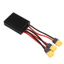 Aluminum Alloy Dual Battery Module DC 20-72V 30A for E-Bikes