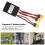 Aluminum Alloy Dual Battery Module DC 20-72V 30A for E-Bikes 10