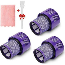 Lot de 3 filtres de rechange pour Dyson série V10. Numéro de pièce : 969082-01.