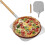 26" aluminium pizzaskal med trähandtag 1