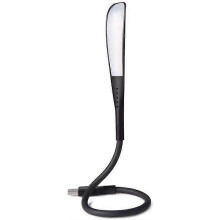 Flexibele LED Touch USB-lamp, ultrahelder, 14 LED's, USB-ledlamp voor laptop, notebook, pc, zwart