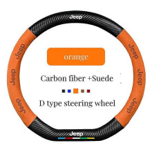 (The orangeVmm)Rattskydd i kolfiber för bil till Jeep Wrangler Grand Cherokee Renegade